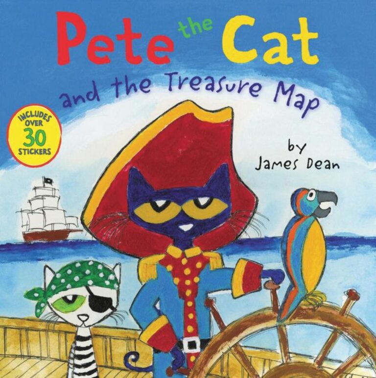 Pete the Cat and the Treasure Map  Includes Over 30 Stickers!