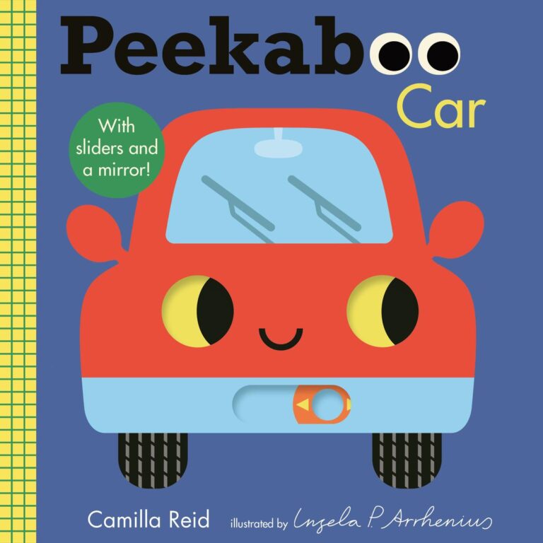 Peekaboo: Car: (An Interactive Board Book for Babies & Toddlers with Mirror & Sliders to Push, Pull, or Turn. Cute Artwork Includes a Truck, Bus, Tool