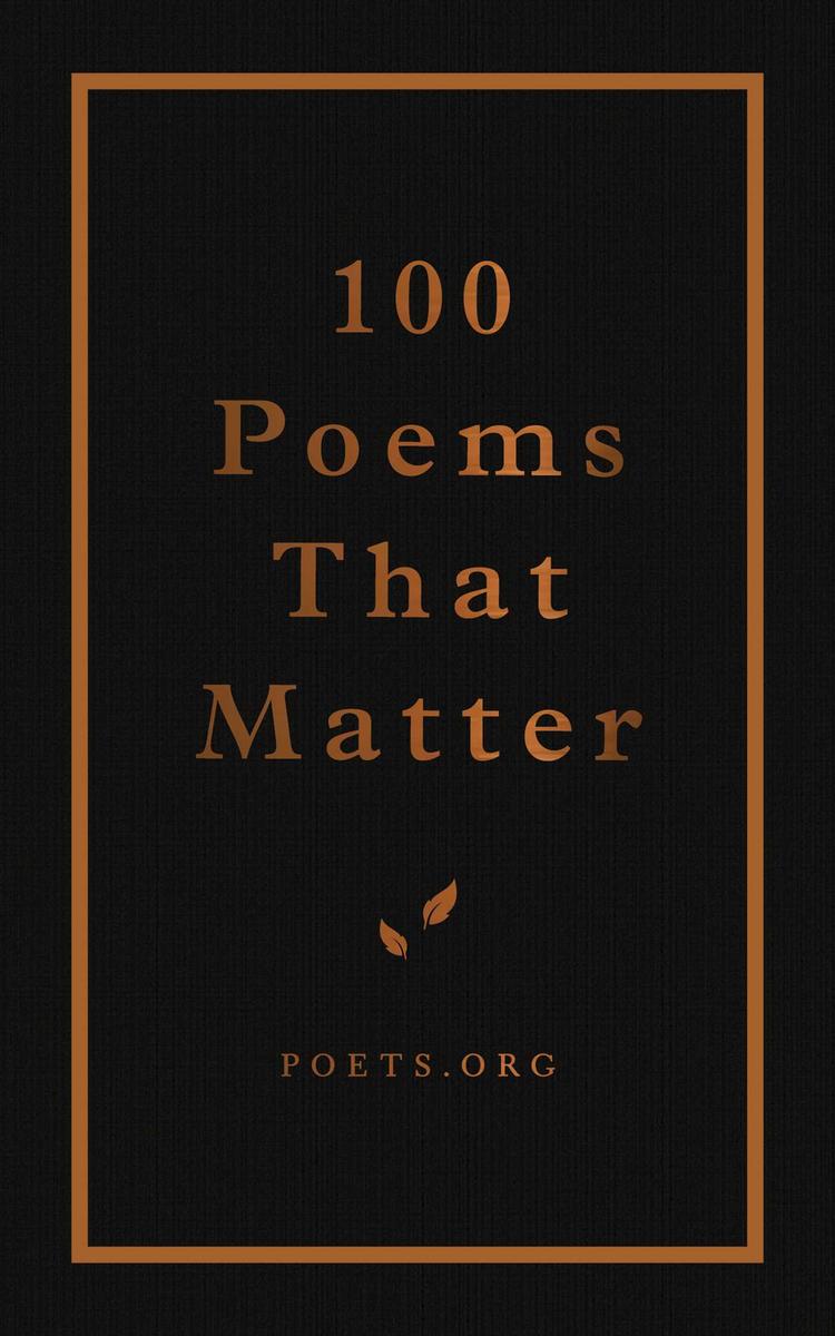 100 Poems That Matter | Hardcover