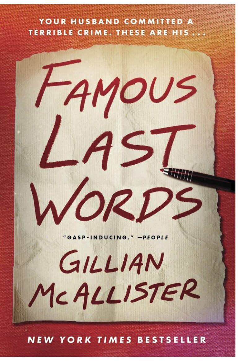 Famous Last Words (paperback)