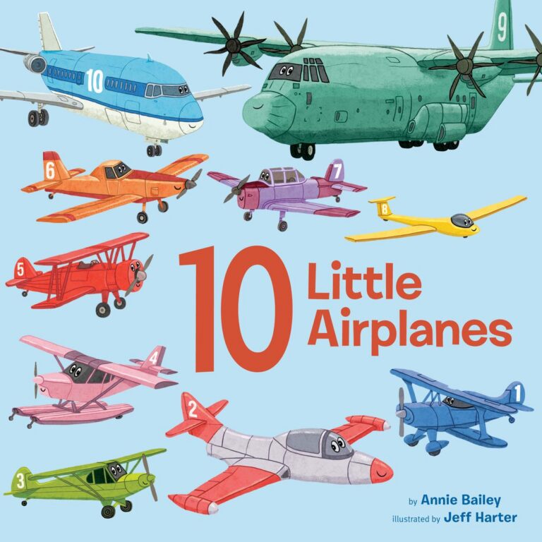 10 Little Airplanes | Board Book