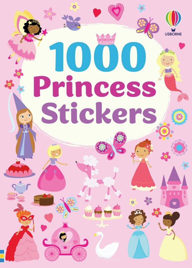 1000 Princess Stickers  /  Paperback